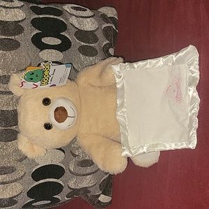 Hopearl Peek A Boo Bear with Security Blanket Interactive Repeats What You Say